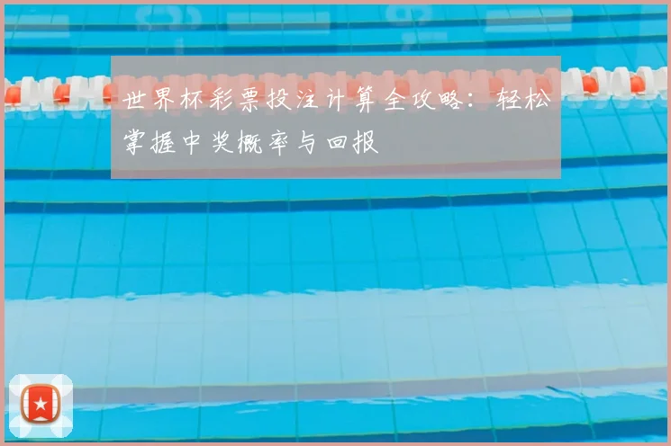 世界杯彩票投注计算全攻略：轻松掌握中奖概率与回报
